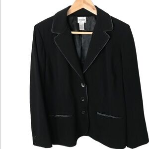 Chico’s Women’s Black Tuxedo Style Blazer/ Jacket Chico’s Size 1 = US Size M
